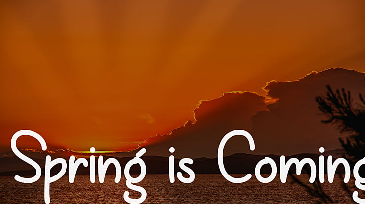 Spring is Coming Font