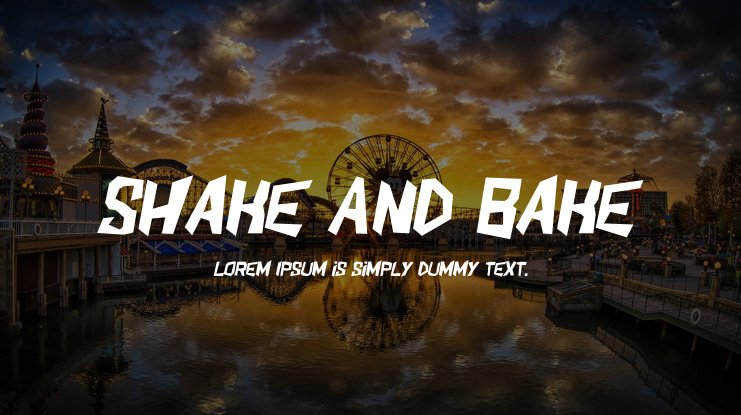 Shake And Bake Font Family