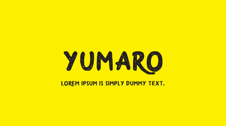 Yumaro Font Family