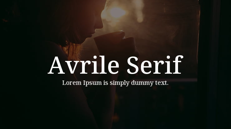 Avrile Serif Font Family