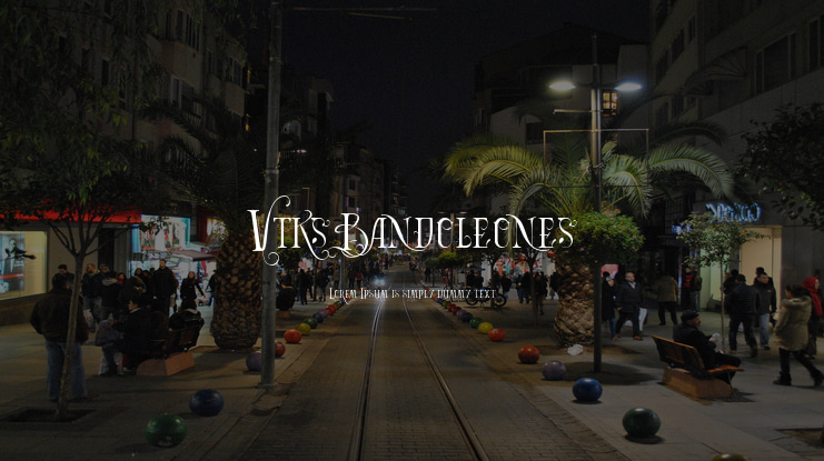Vtks Bandoleones Font