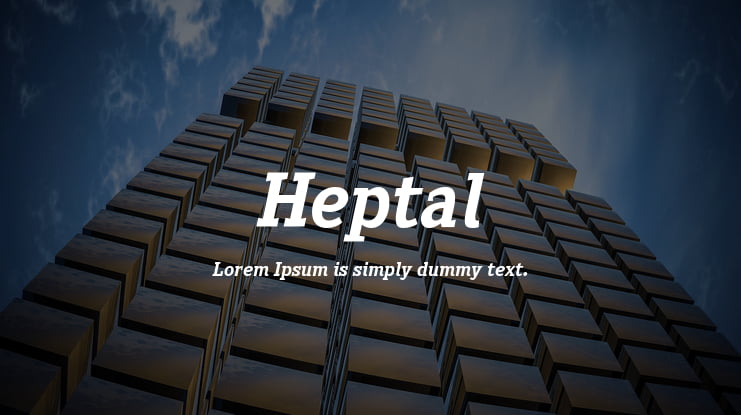 Heptal Font Family