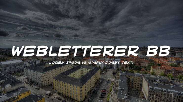 WebLetterer BB Font Family