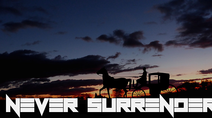 Never Surrender Font