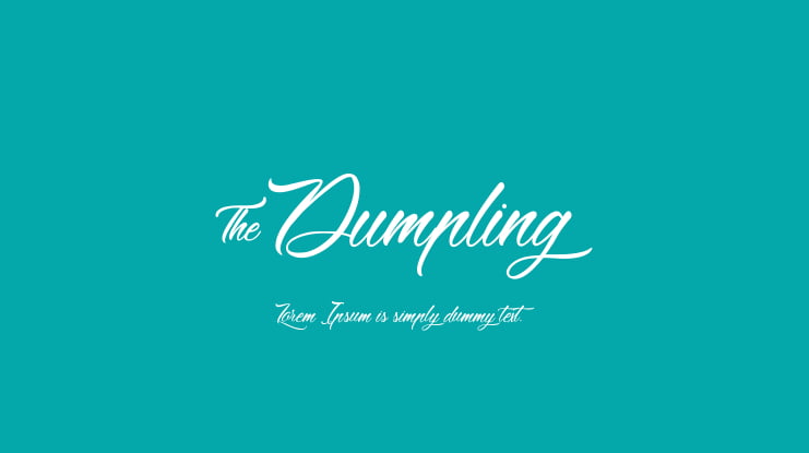 &Dumpling Font