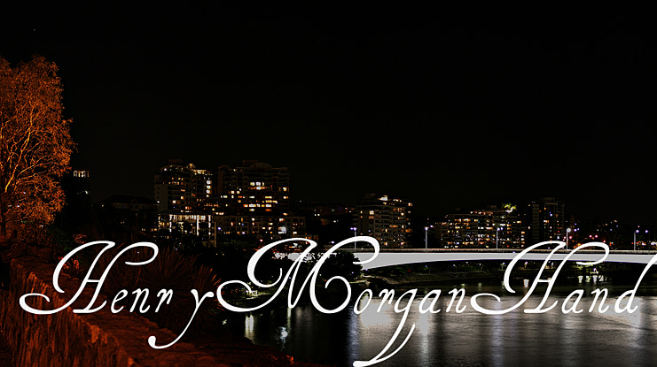 HenryMorganHand Font
