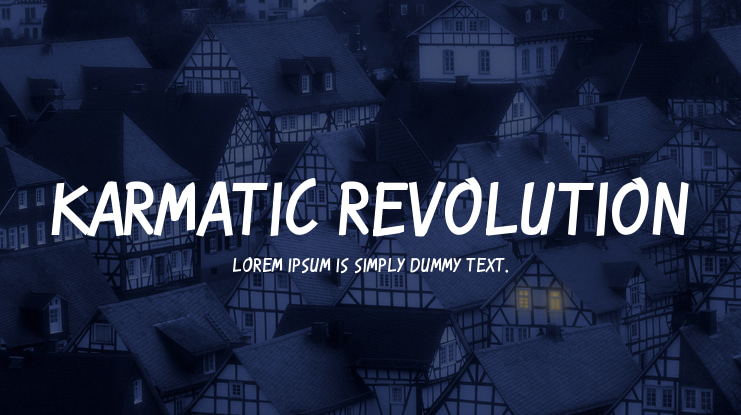 Karmatic Revolution Font