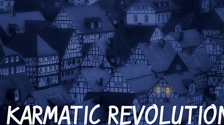 Karmatic Revolution Font