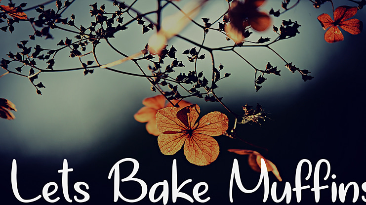 Lets Bake Muffins Font