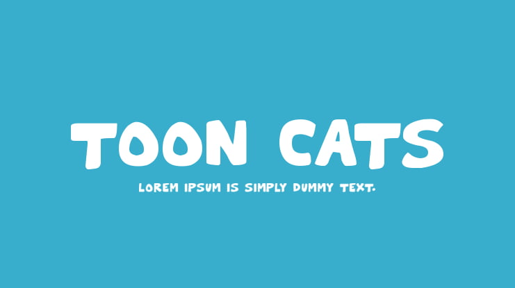 Toon Cats Font