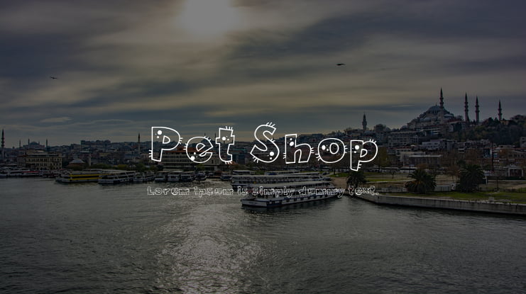 Pet Shop Font