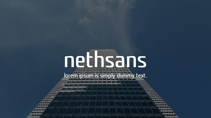 nethsans Font