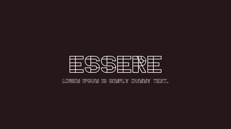 Essere Font Family
