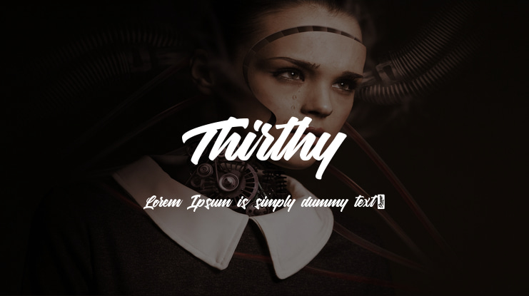 Thirthy Font