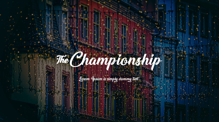 &Championship Font