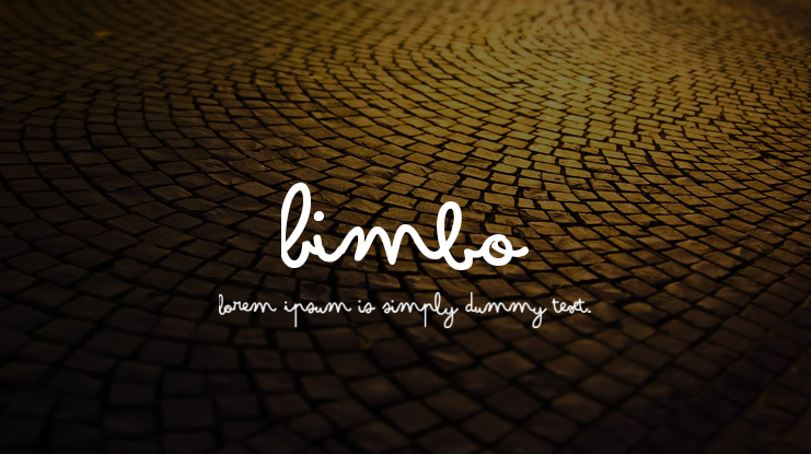 Bimbo Font Family