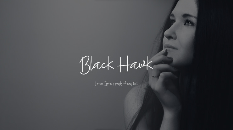 Black Hawk Font