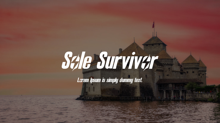 Sole Survivor Font Family