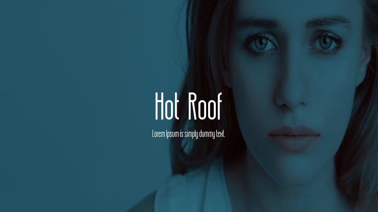 Hot  Roof Font
