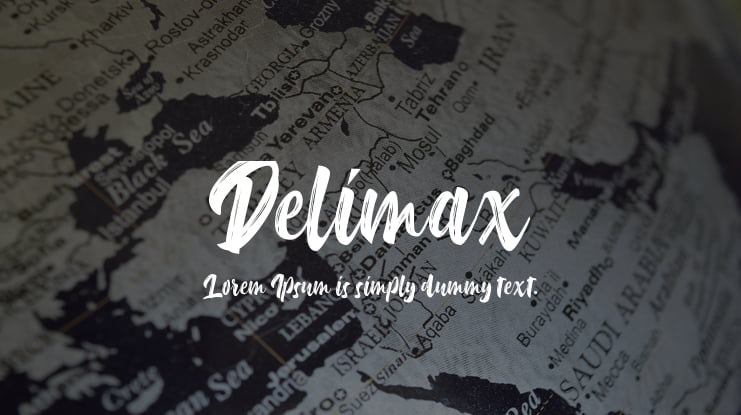 Delimax Font