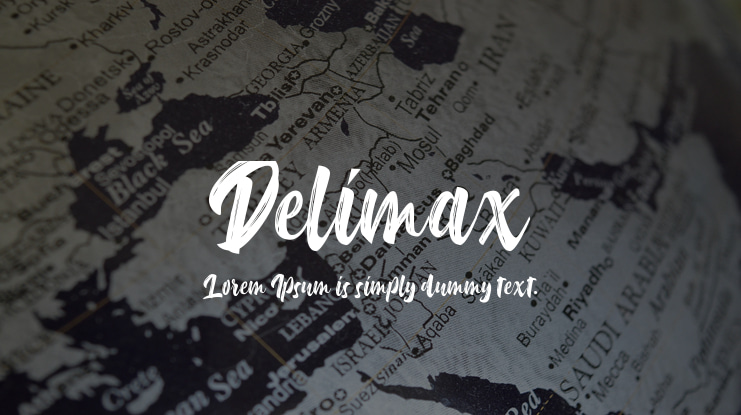 Delimax Font