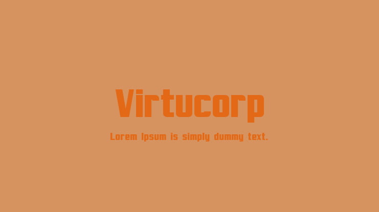 Virtucorp Font Family