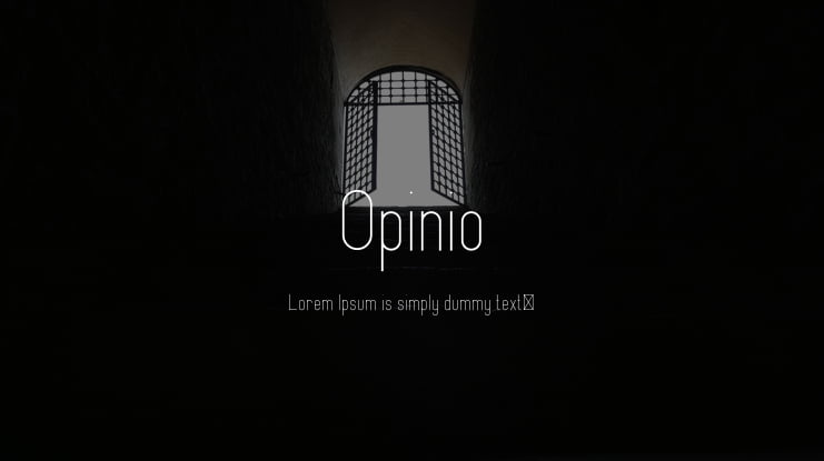 Opinio Font