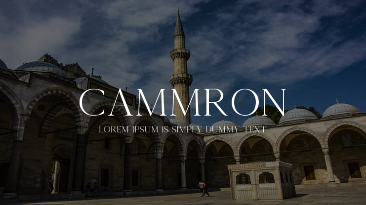 Cammron Font