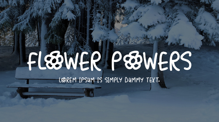 Flower Powers Font