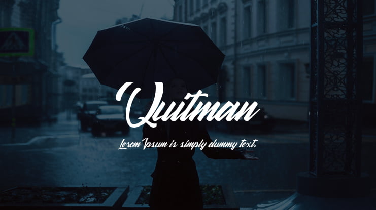 Quitman Font