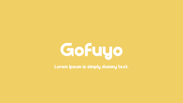 Gofuyo Font