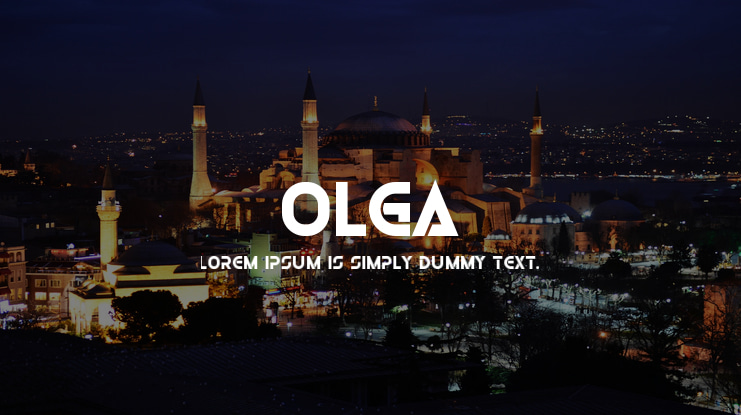 Olga Font Family