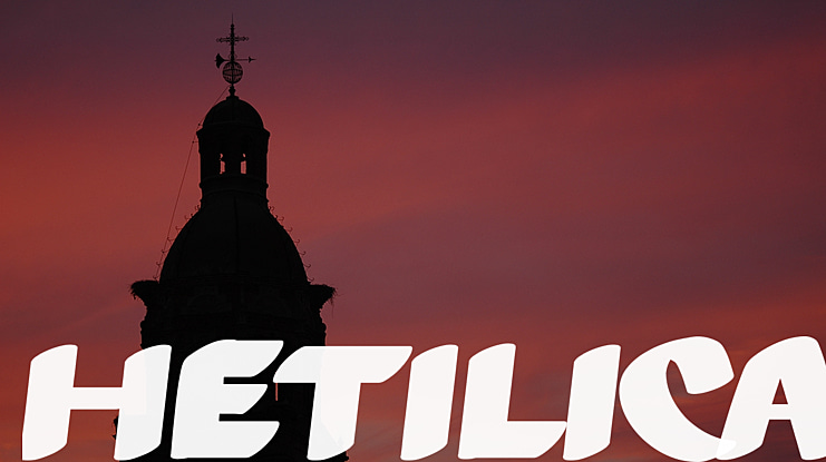 Hetilica Font