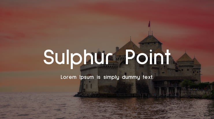 Sulphur Point Font Family