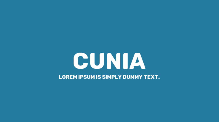 Cunia Font