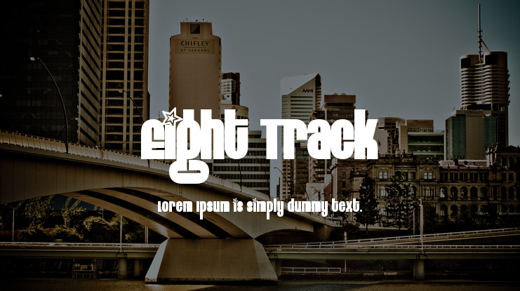 Eight Track Font Family