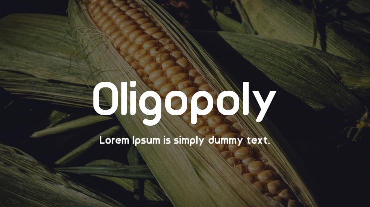 Oligopoly Font Family