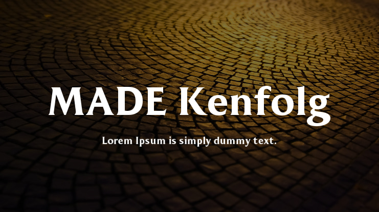 MADE Kenfolg Font