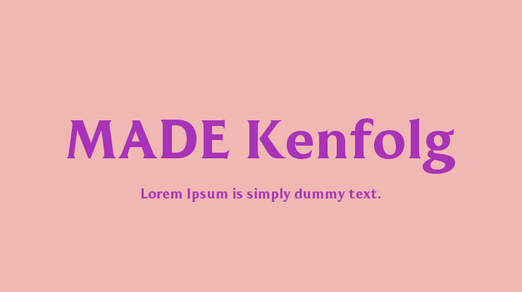 MADE Kenfolg Font