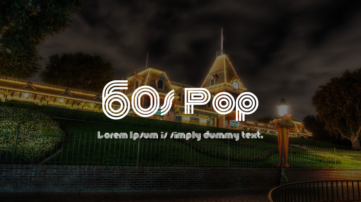 60s Pop Font