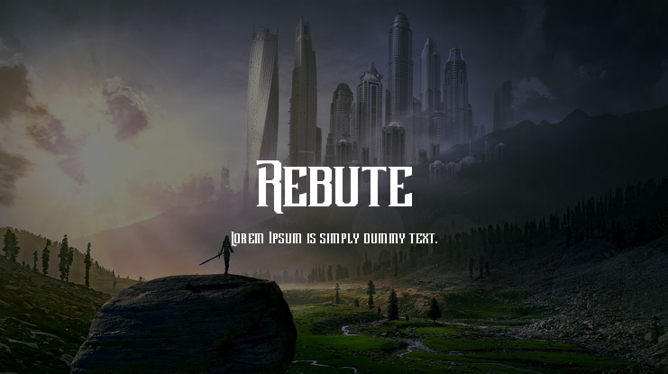 Rebute Font