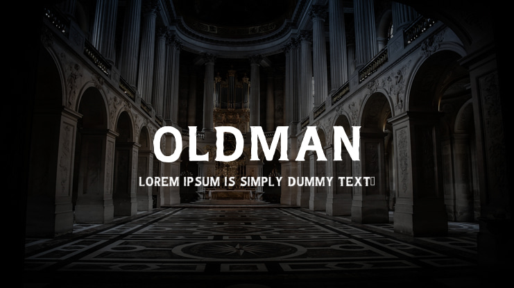 OldMan Font