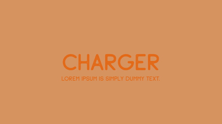 Charger Font Family