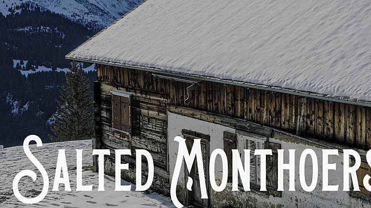 Salted Monthoers Font