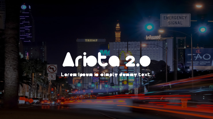 Arista 2.0 Font Family