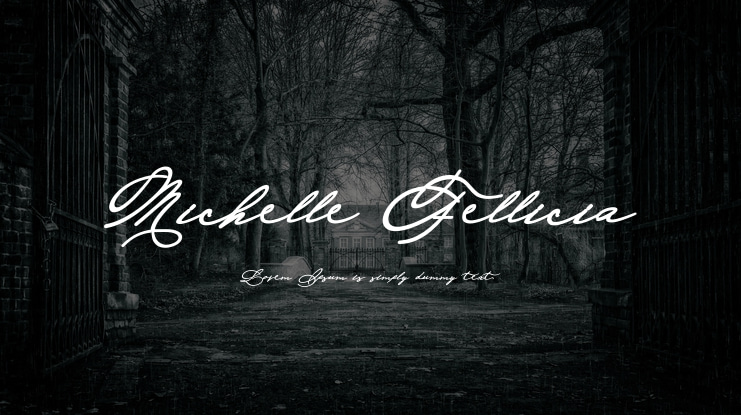 Michelle Fellicia Font Family