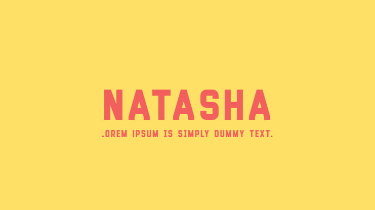 Natasha Font