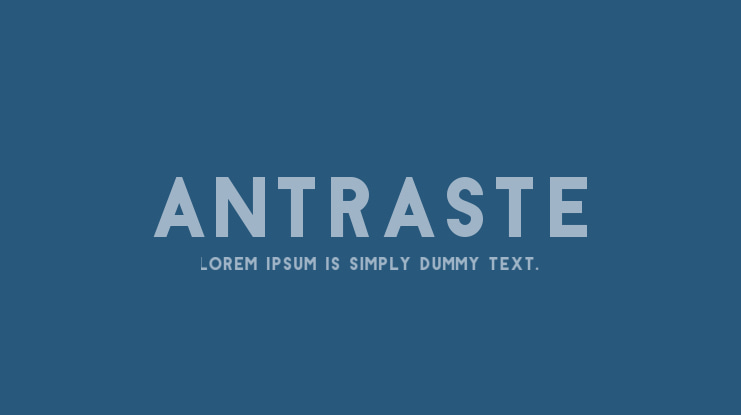 Antraste Font