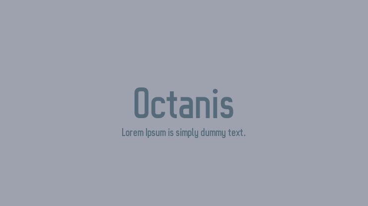 Octanis Font Family