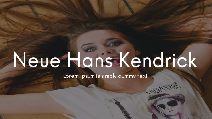 Neue Hans Kendrick Font
